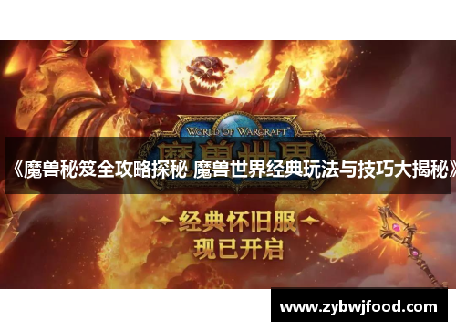 《魔兽秘笈全攻略探秘 魔兽世界经典玩法与技巧大揭秘》